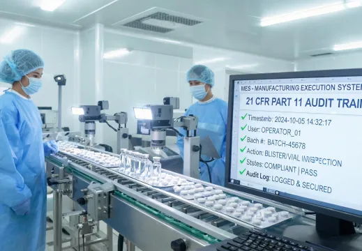 Pharmaceutical inline inspection