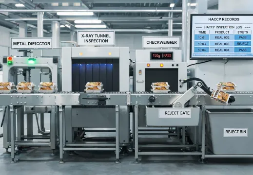 Food safety inspection line