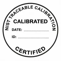 NIST traceable badge